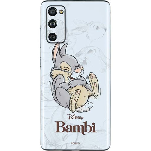 Disney Bambi Thumper Sketched portrait Galaxy S20 Fan Edition Skin